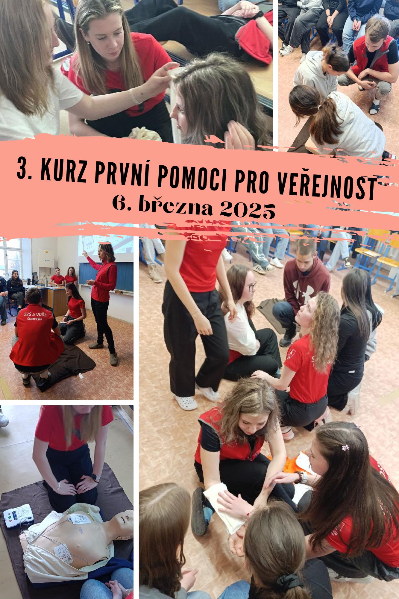 3. Kurz první pomoci pro veřejnost 2025